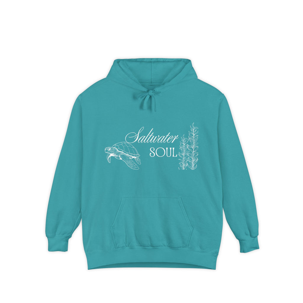 Saltwater Soul Hoodie — Garment-Dyed Coastal Pullover