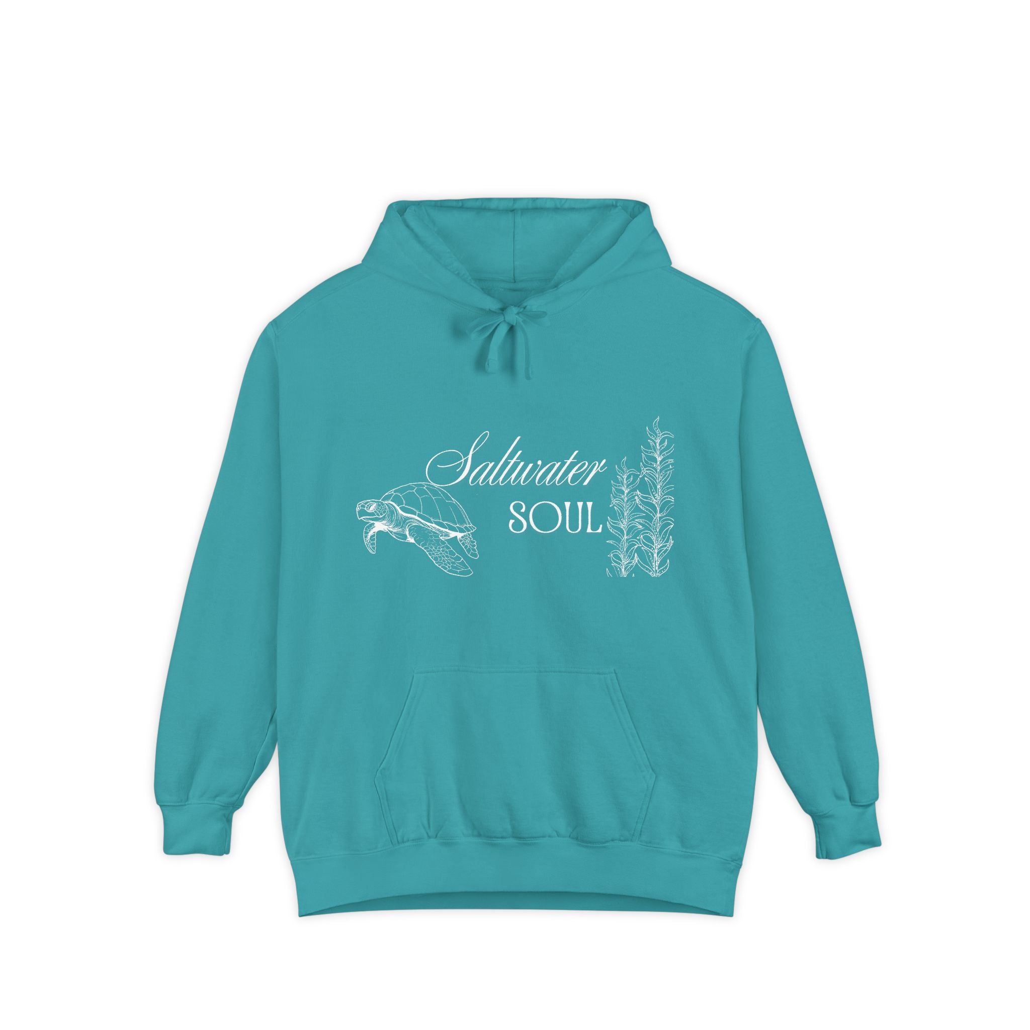 Saltwater Soul Hoodie — Garment-Dyed Coastal Pullover