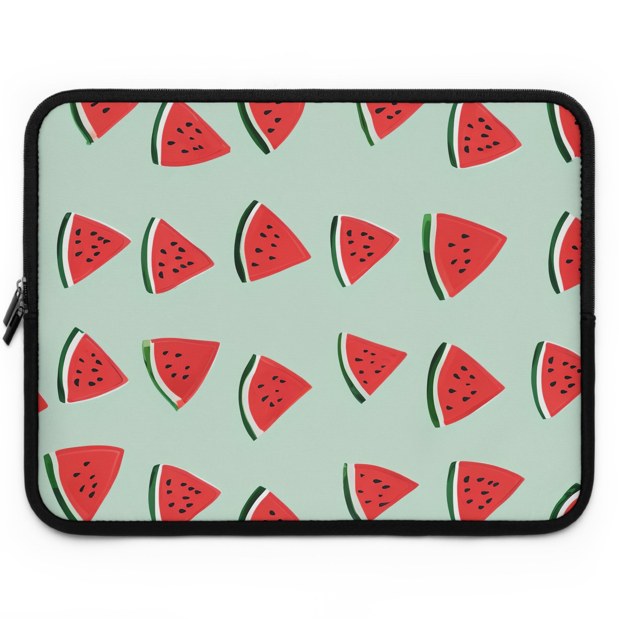Watermelon Mint Laptop Sleeve | Summer Fruit Tech Cover for Beach Days