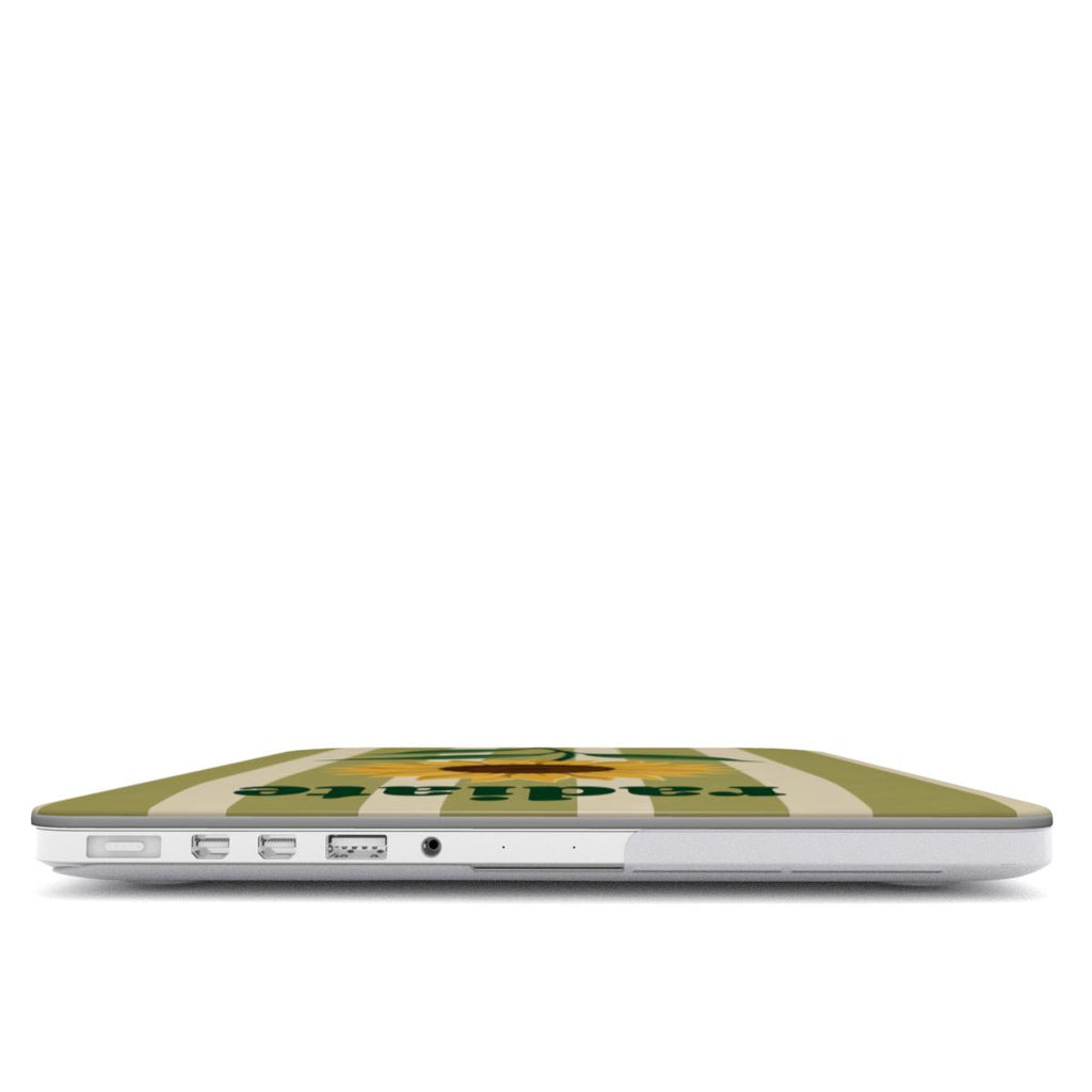 Radiate Kindness Sunflower MacBook Case | Inspirational Hardshell Cover