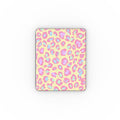 Pastel Leopard iPad Case | Pink Coral Mint Vegan Leather Cover with Pencil Slot