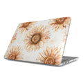 Sunkissed Sunflower MacBook Case — Watercolor Floral Hardshell Laptop Cover