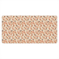 Terracotta Wildflower Desk Mat | Boho Neutral Floral Office Decor