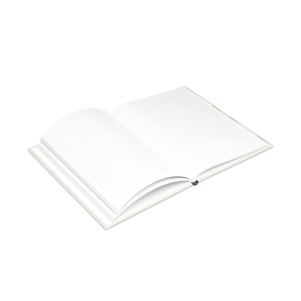 Created With a Purpose notebook | Hardcover Journal, Neutral Floral Design