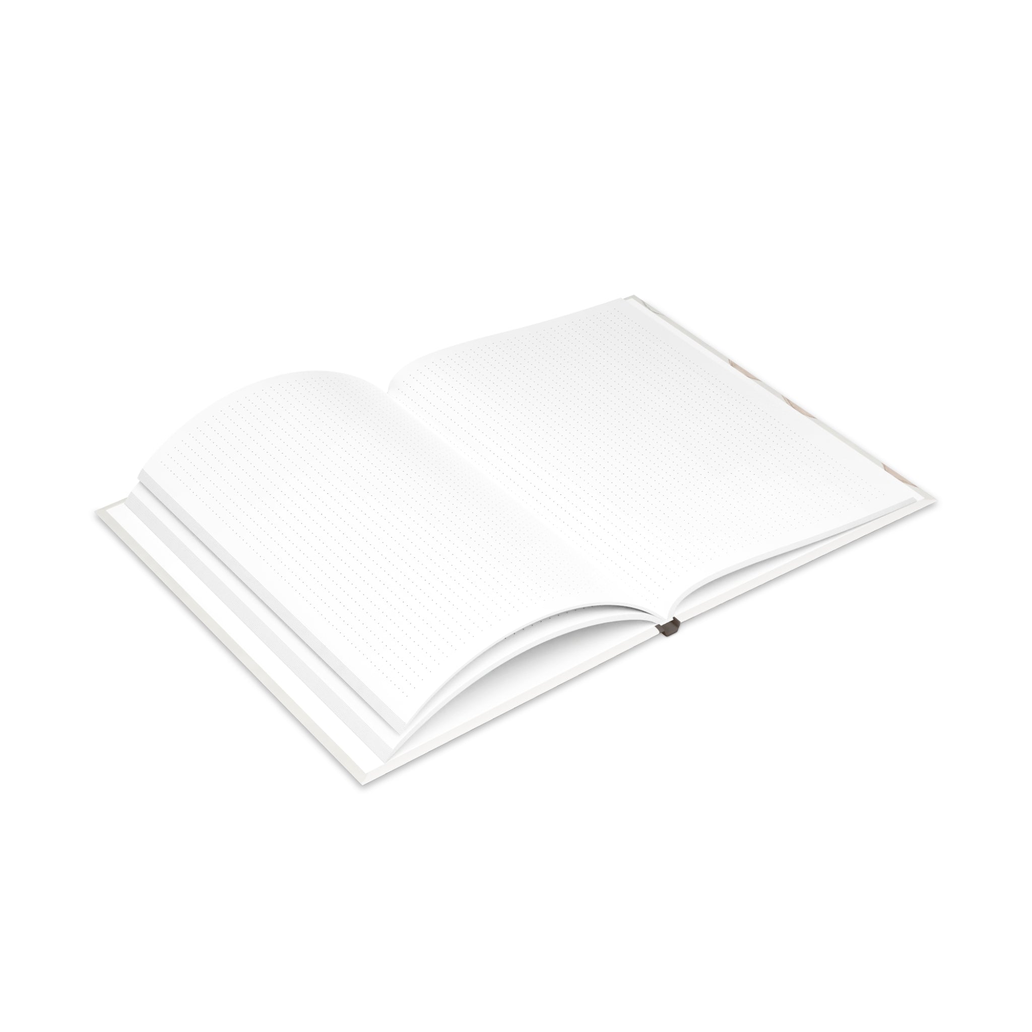 Created With a Purpose notebook | Hardcover Journal, Neutral Floral Design