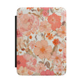 Peach Floral Kindle Case | Vintage Blossom E-Reader Cover