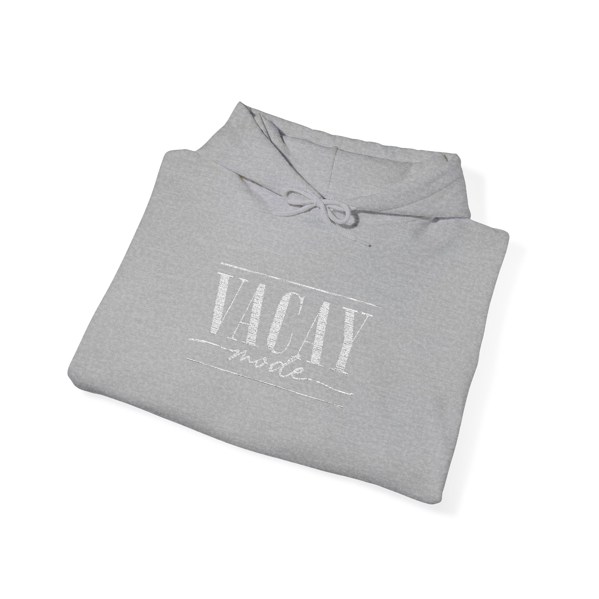 Vacay Mode Embroidered Hoodie — Vacation Travel Sweatshirt