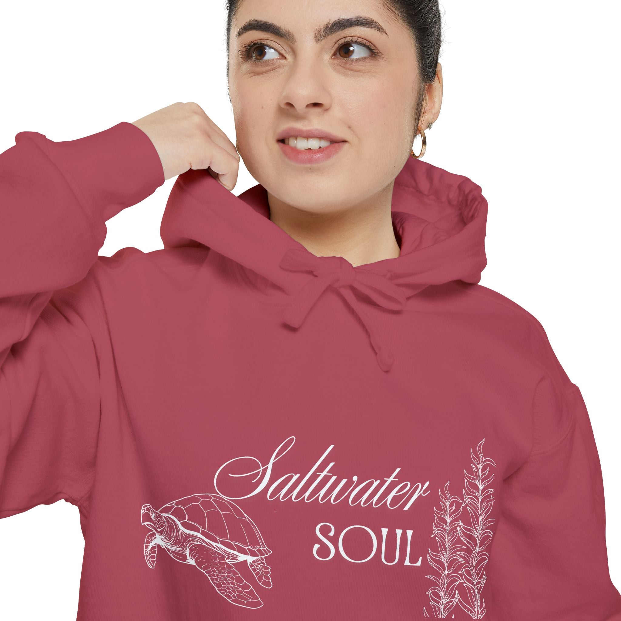 Saltwater Soul Hoodie — Garment-Dyed Coastal Pullover