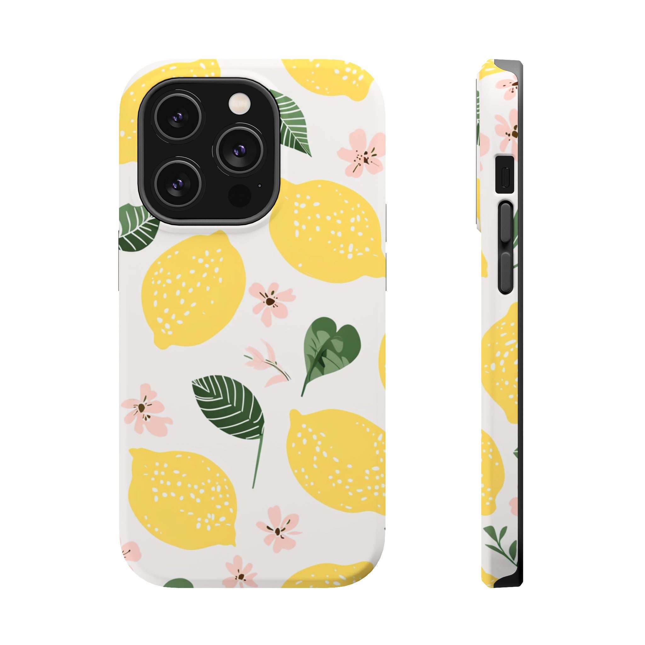 Lemon Grove Phone Case — Summer Citrus MagSafe Tough Cover