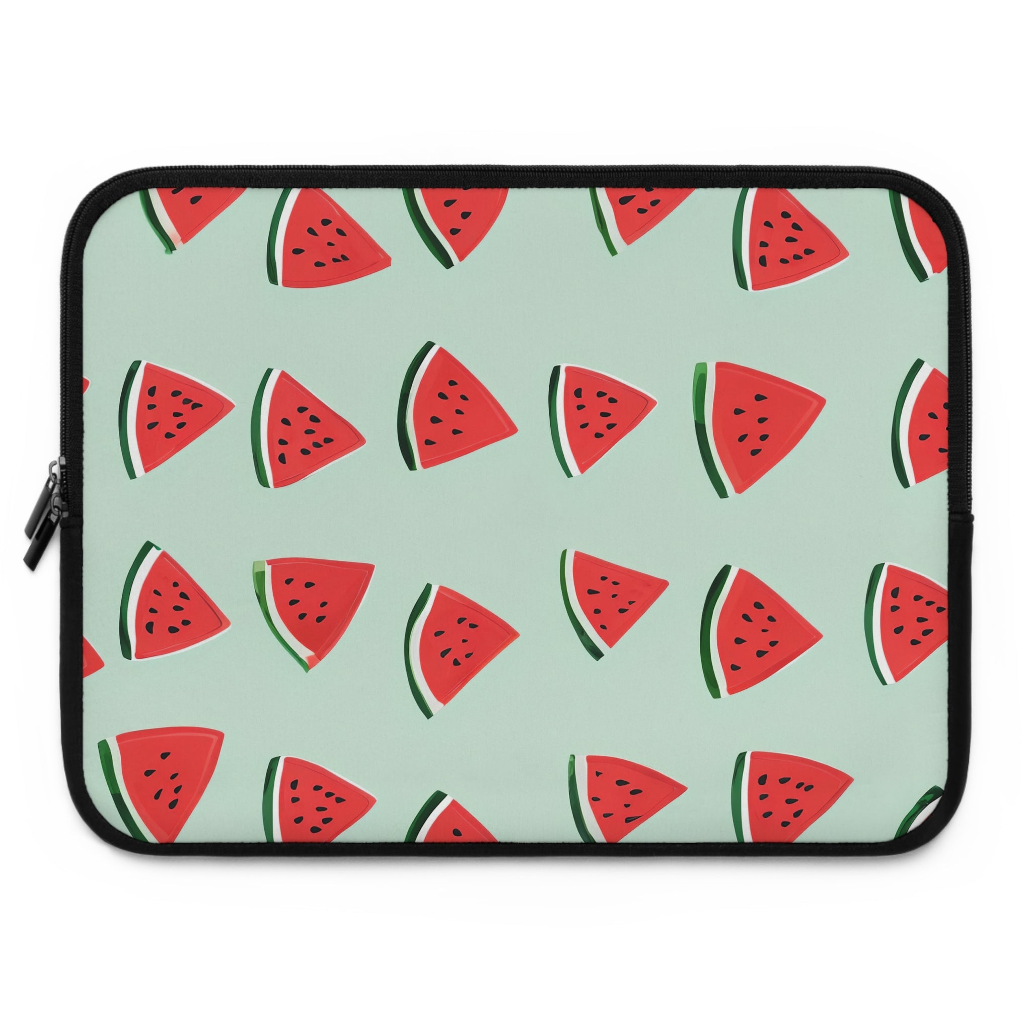 Watermelon Mint Laptop Sleeve | Summer Fruit Tech Cover for Beach Days