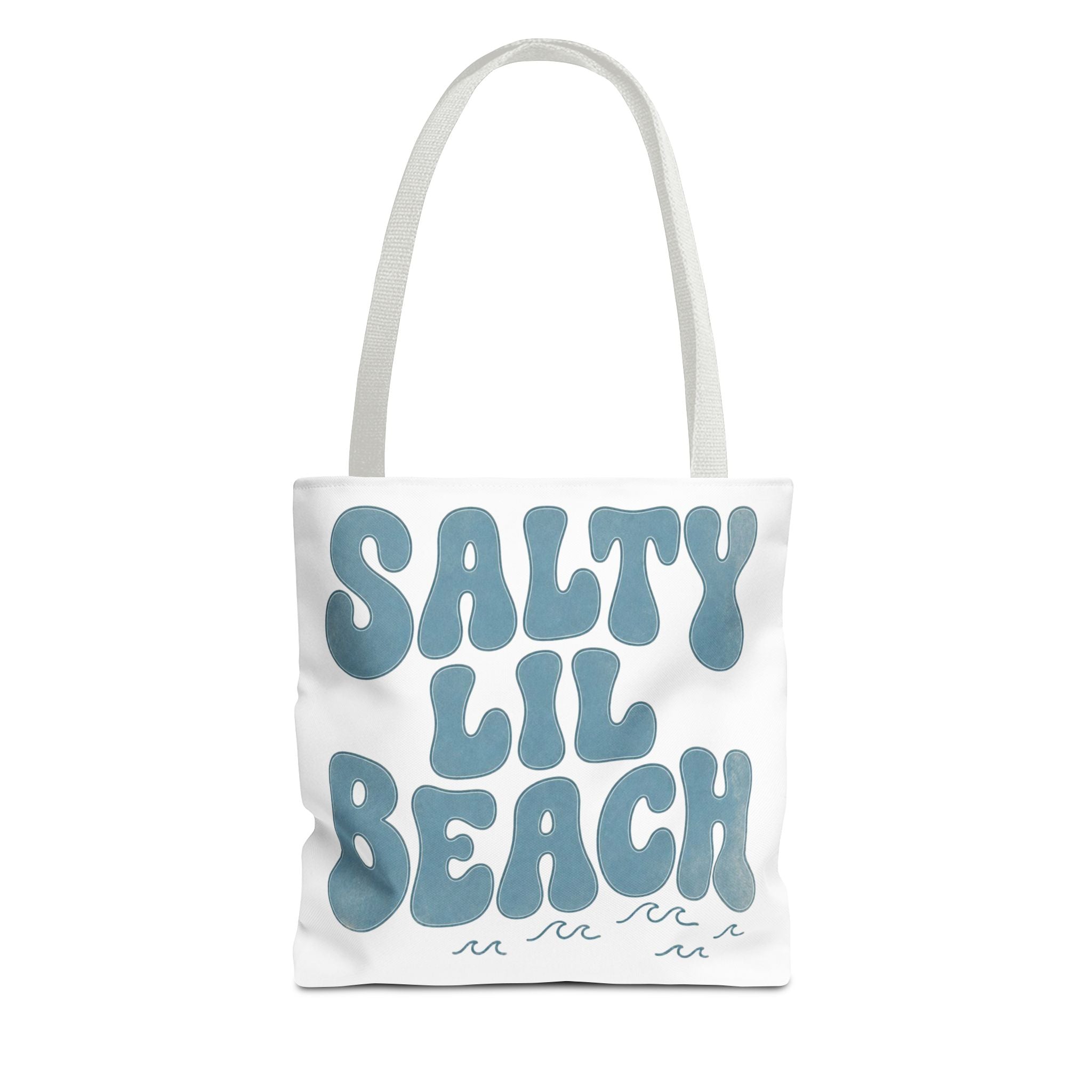 Salty Lil Beach Tote Bag | All-Over Print