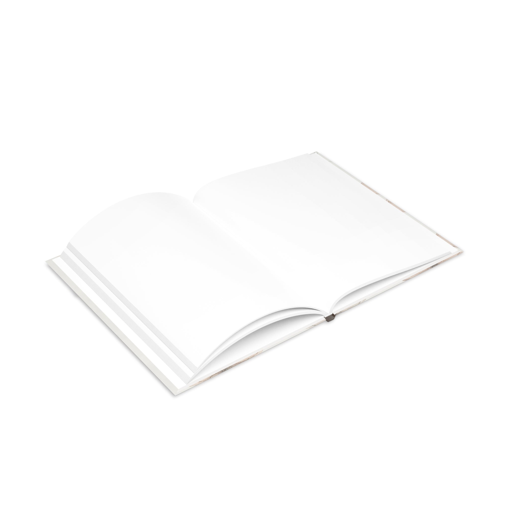 Created With a Purpose notebook | Hardcover Journal, Neutral Floral Design
