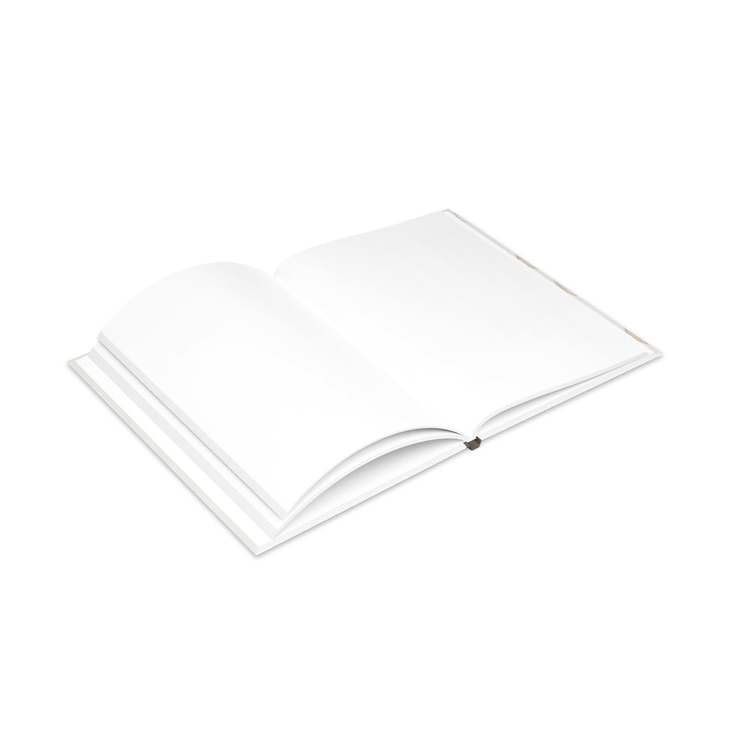 Created With a Purpose notebook | Hardcover Journal, Neutral Floral Design