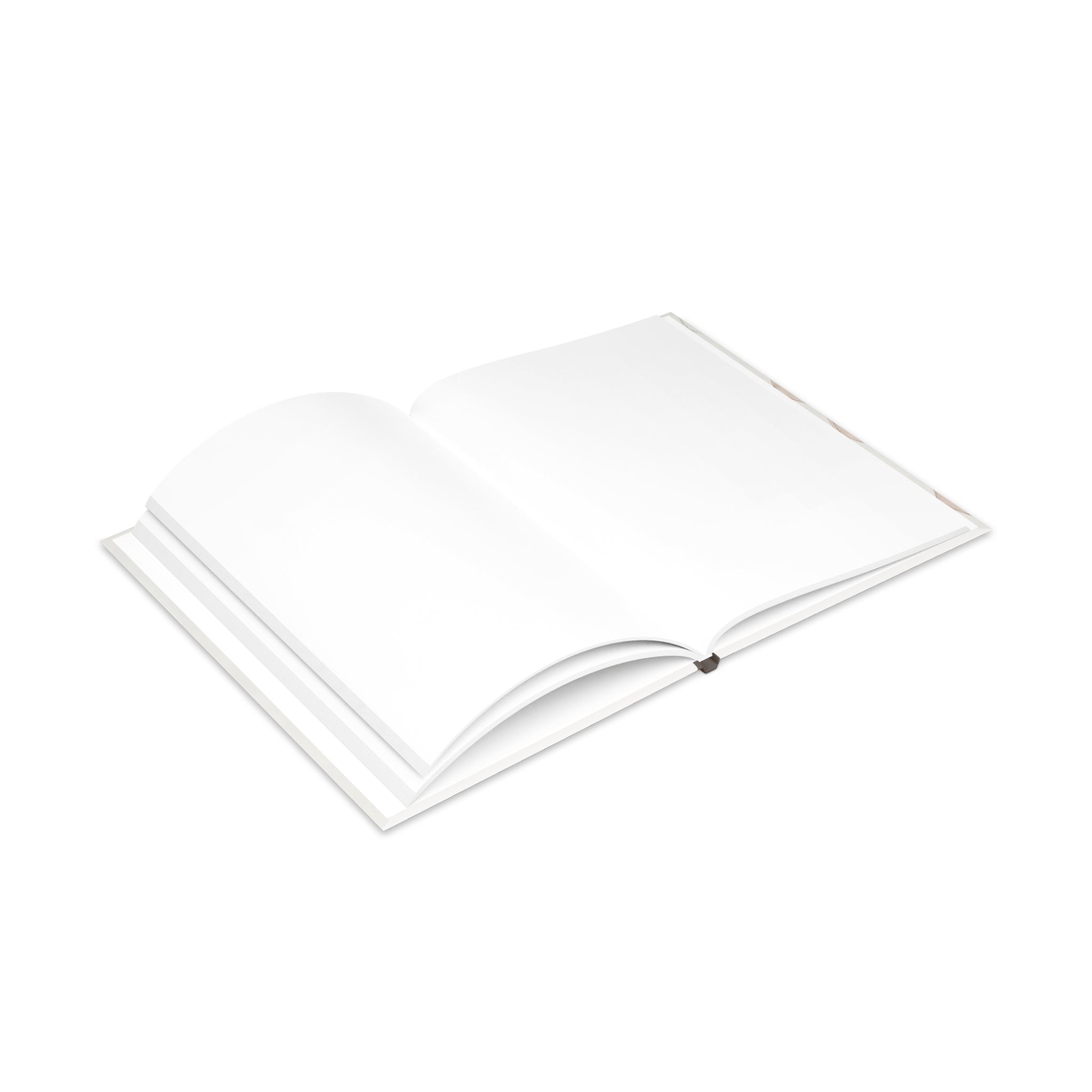 Created With a Purpose notebook | Hardcover Journal, Neutral Floral Design