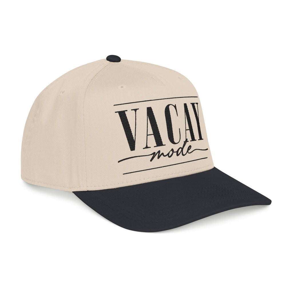Vacay Mode Embroidered Mid-Profile Baseball Cap — Trucker Hat