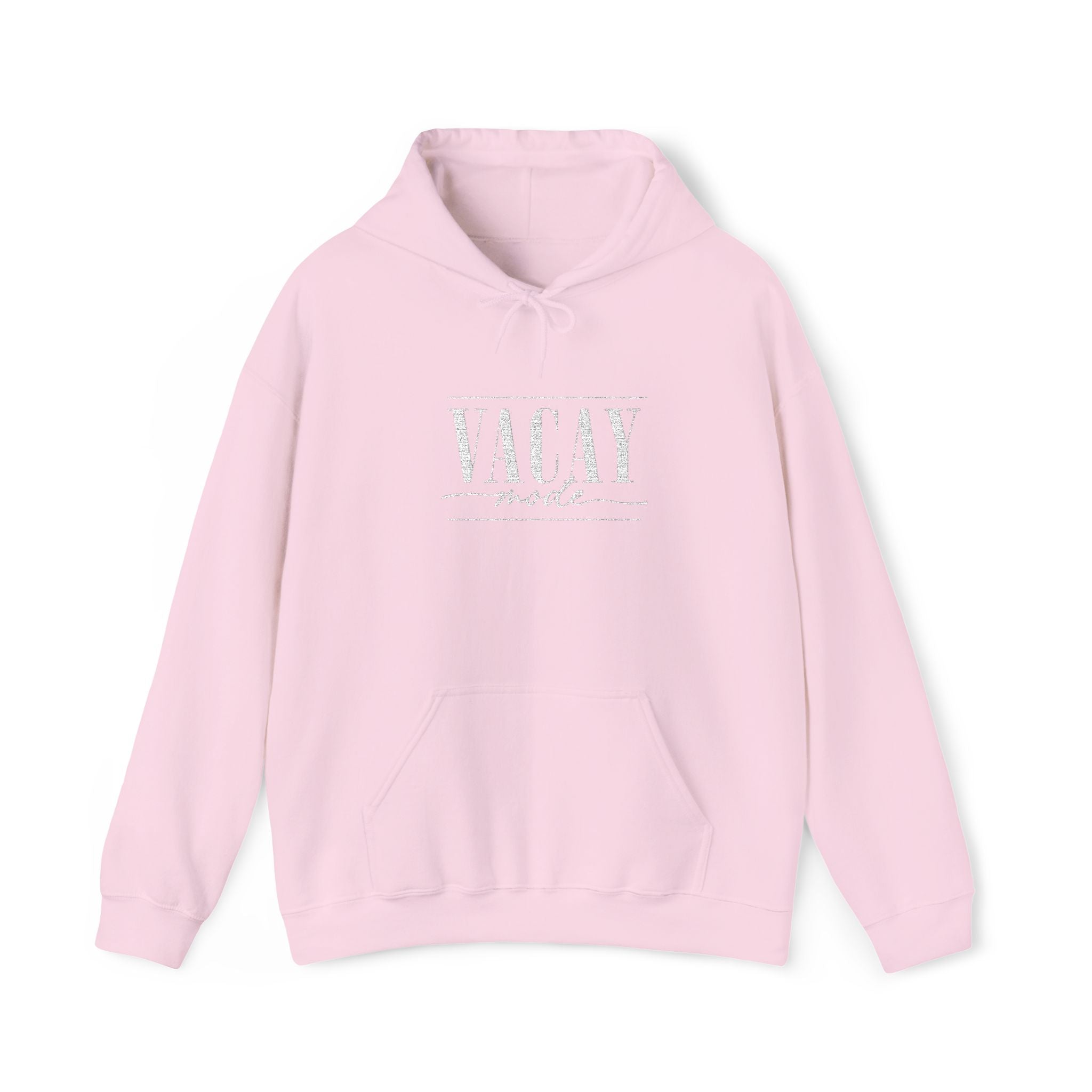 Vacay Mode Embroidered Hoodie — Vacation Travel Sweatshirt