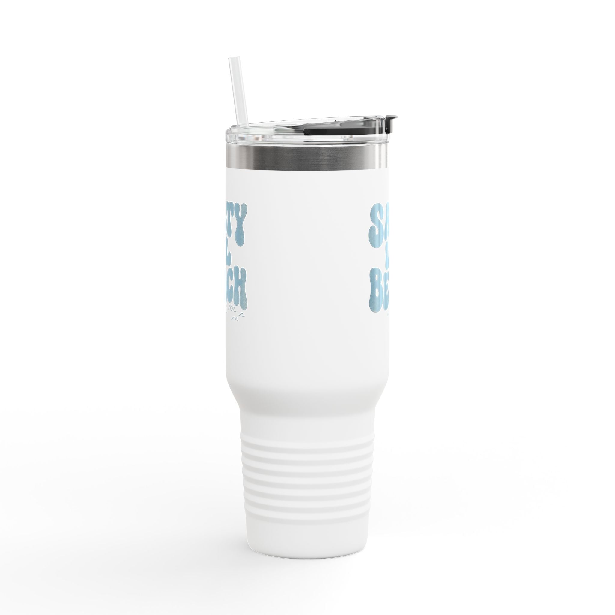 Salty Lil Beach Insulated Travel Mug 40oz | Ocean Vibes, Beach Lover Tumbler