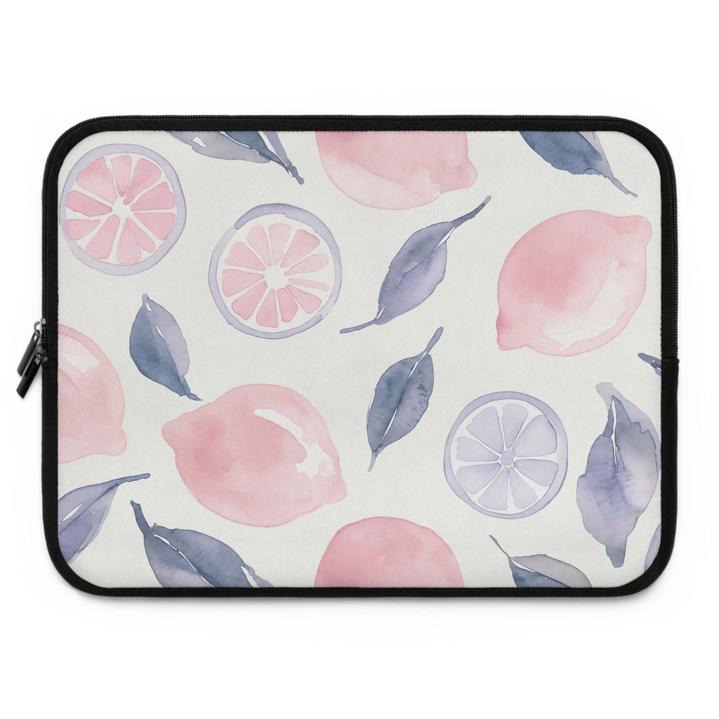 Watercolor Citrus Laptop Sleeve | Cherry Watermelon Lemon Fruit Tech Cover