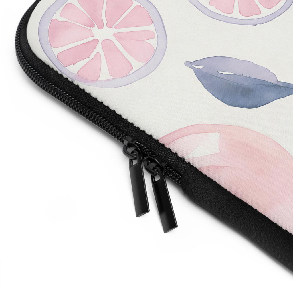 Watercolor Citrus Laptop Sleeve | Cherry Watermelon Lemon Fruit Tech Cover