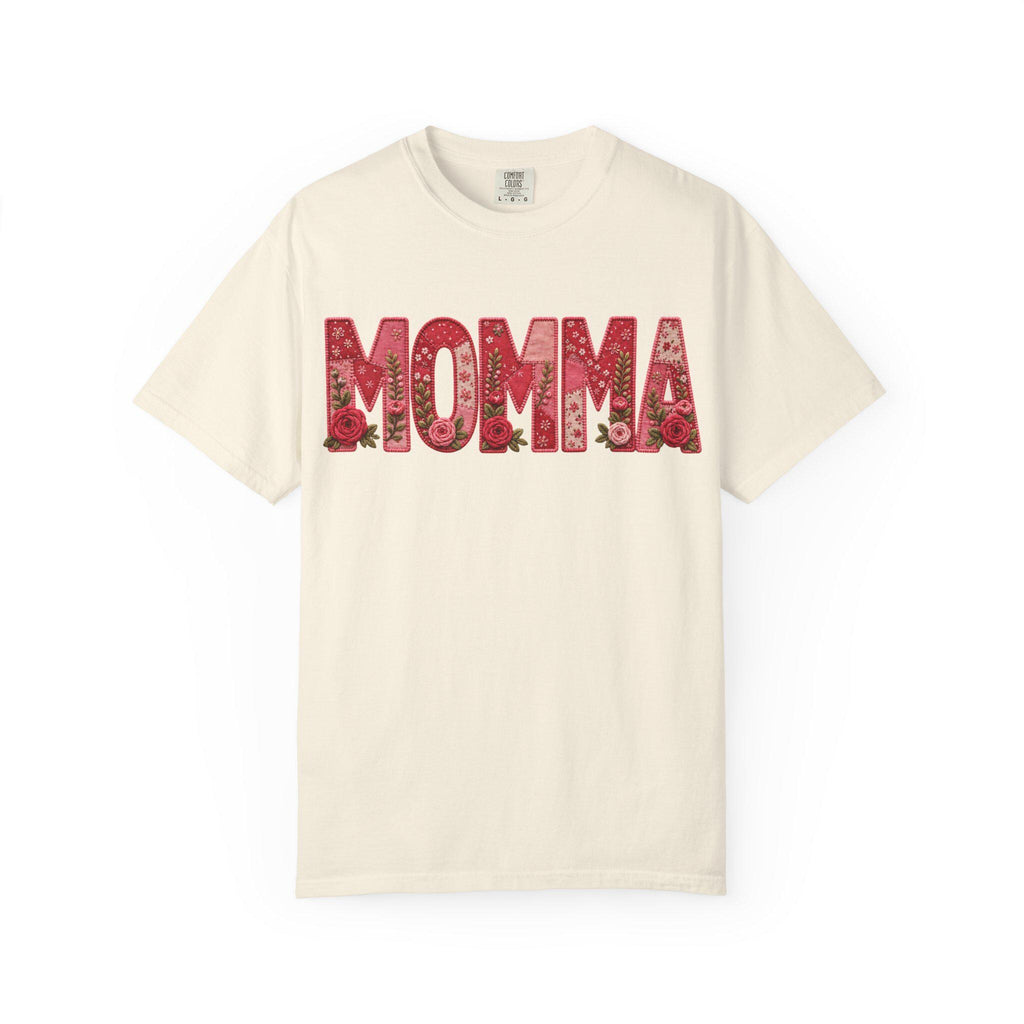 Momma floral typography T-Shirt | Momma shirt