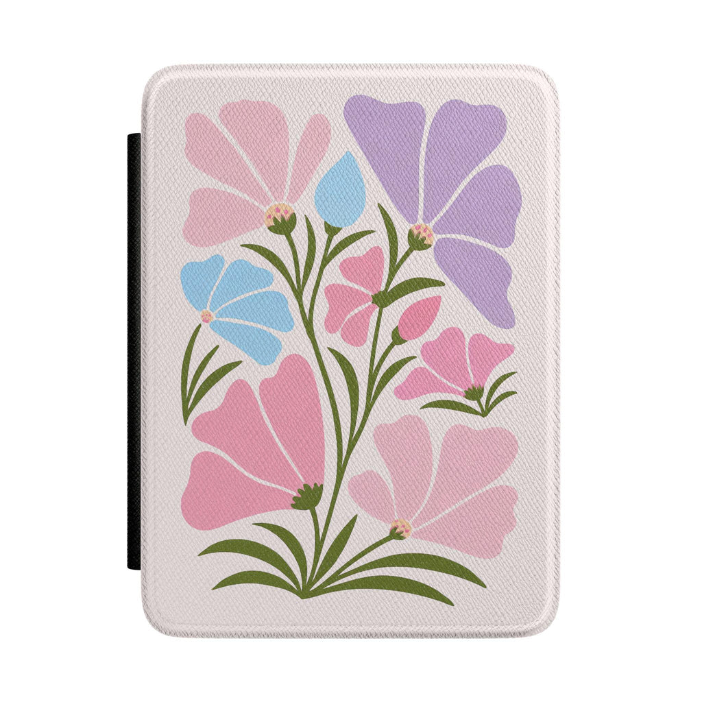 Vintage Pastel Floral Kindle Paperwhite Case | Soft Bouquet E-Reader Cover