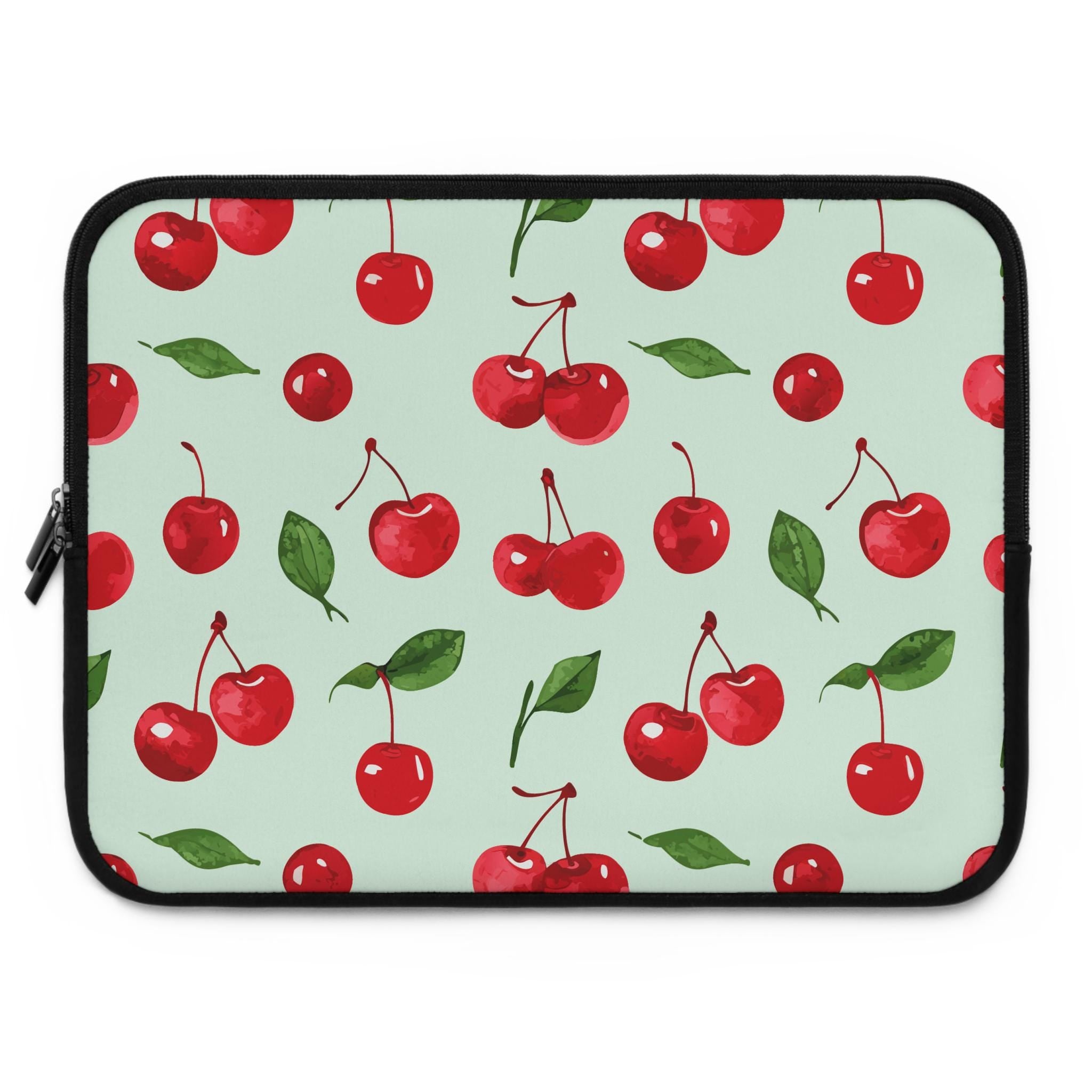 Watercolor Citrus Laptop Sleeve | Cherry Watermelon Lemon Fruit Tech Cover