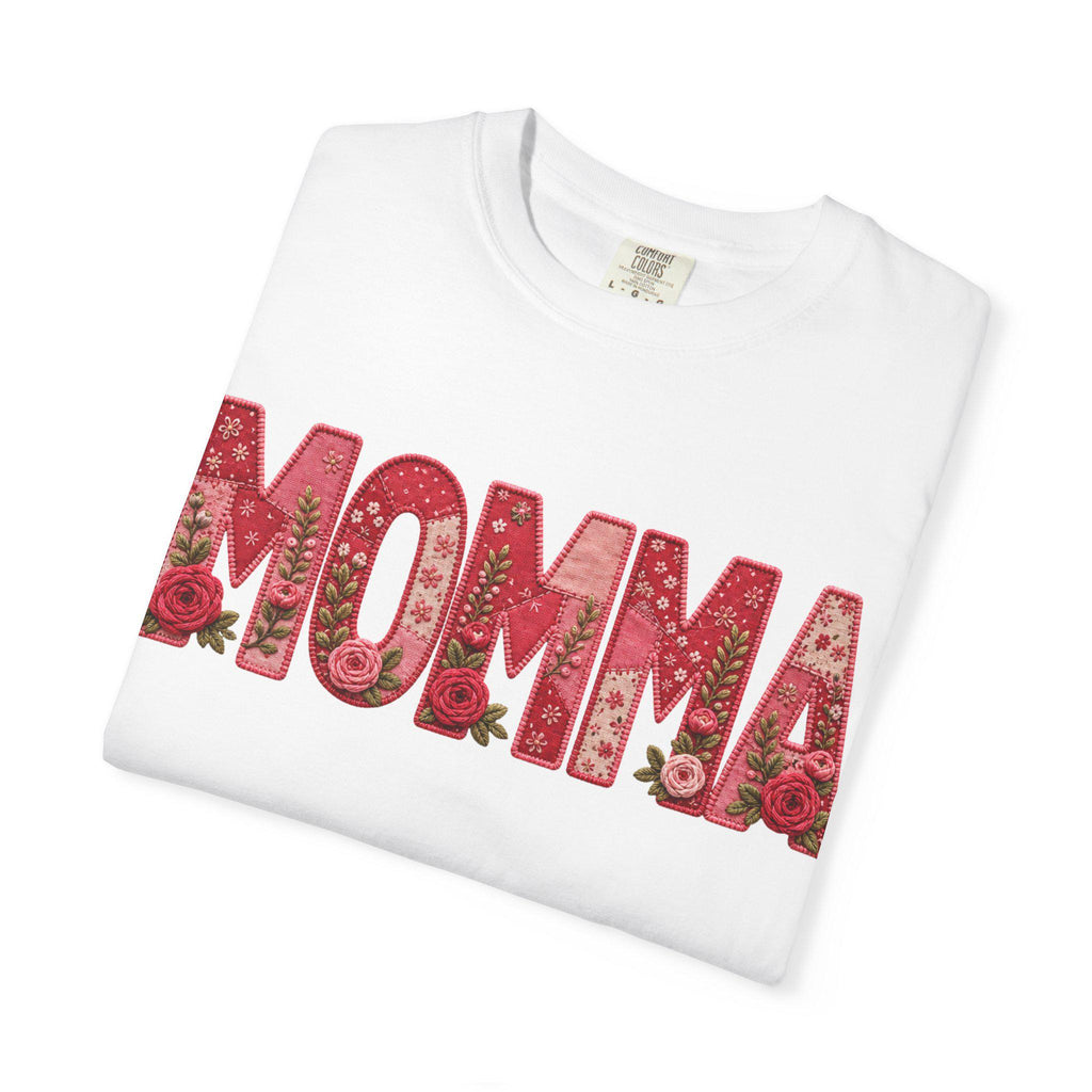 Momma floral typography T-Shirt | Momma shirt