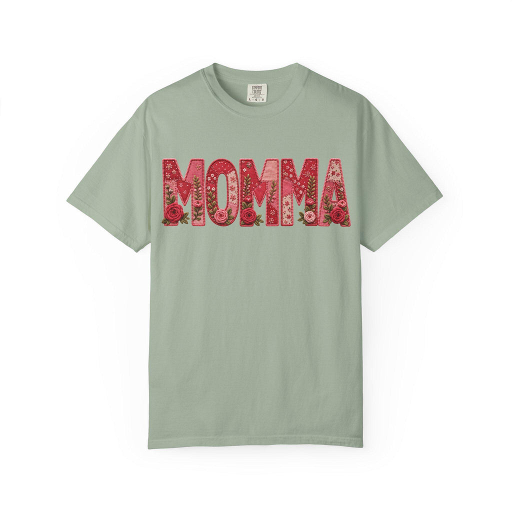Momma floral typography T-Shirt | Momma shirt